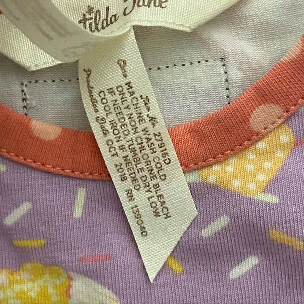 Matilda Jane Extra Sprinkles Dress and Bloomers Lavender Blue Orange 12-18 mos